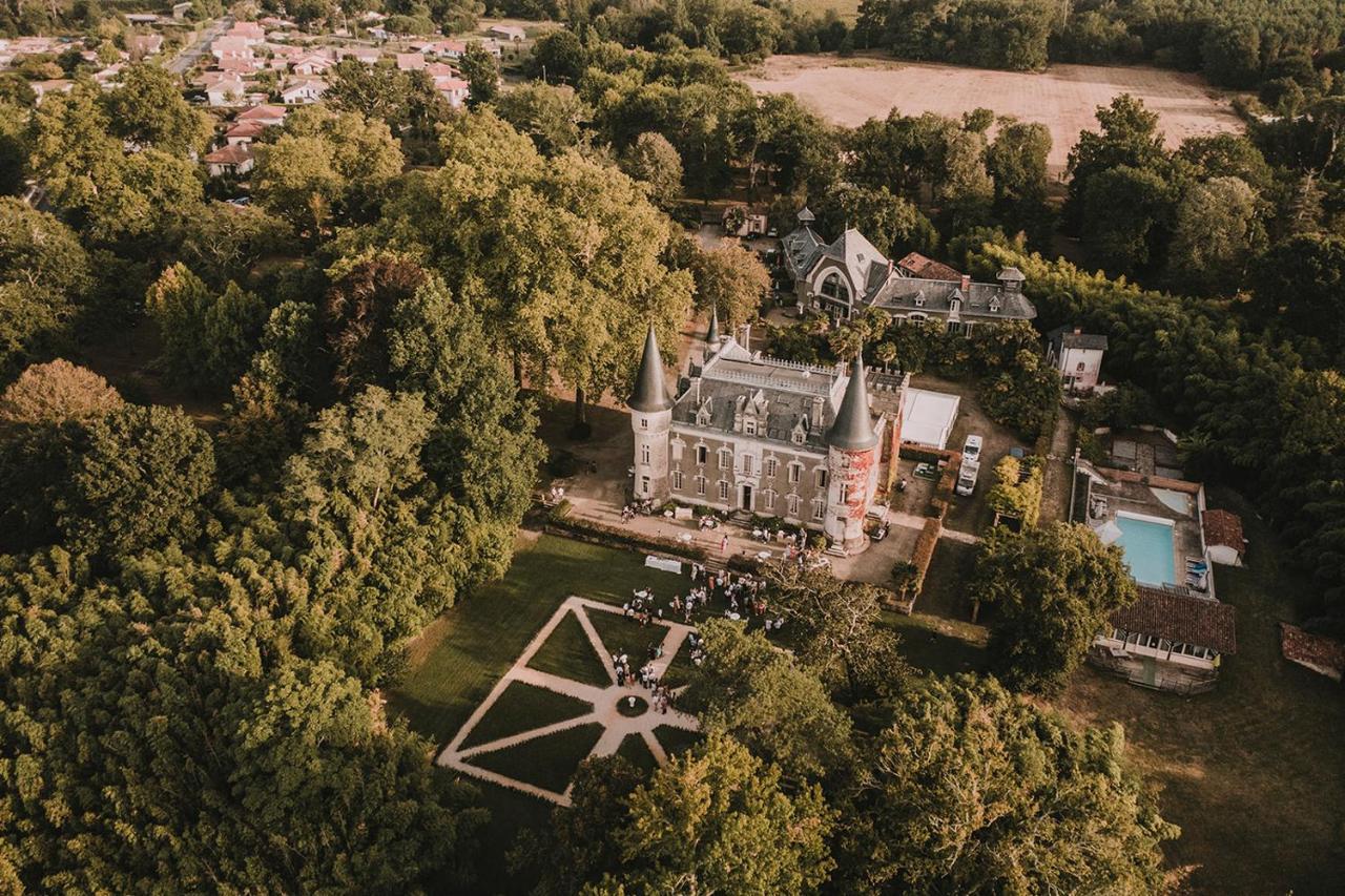 Chateau Belle Epoque - Chambres D'Hotes & Gites Linxe ภายนอก รูปภาพ