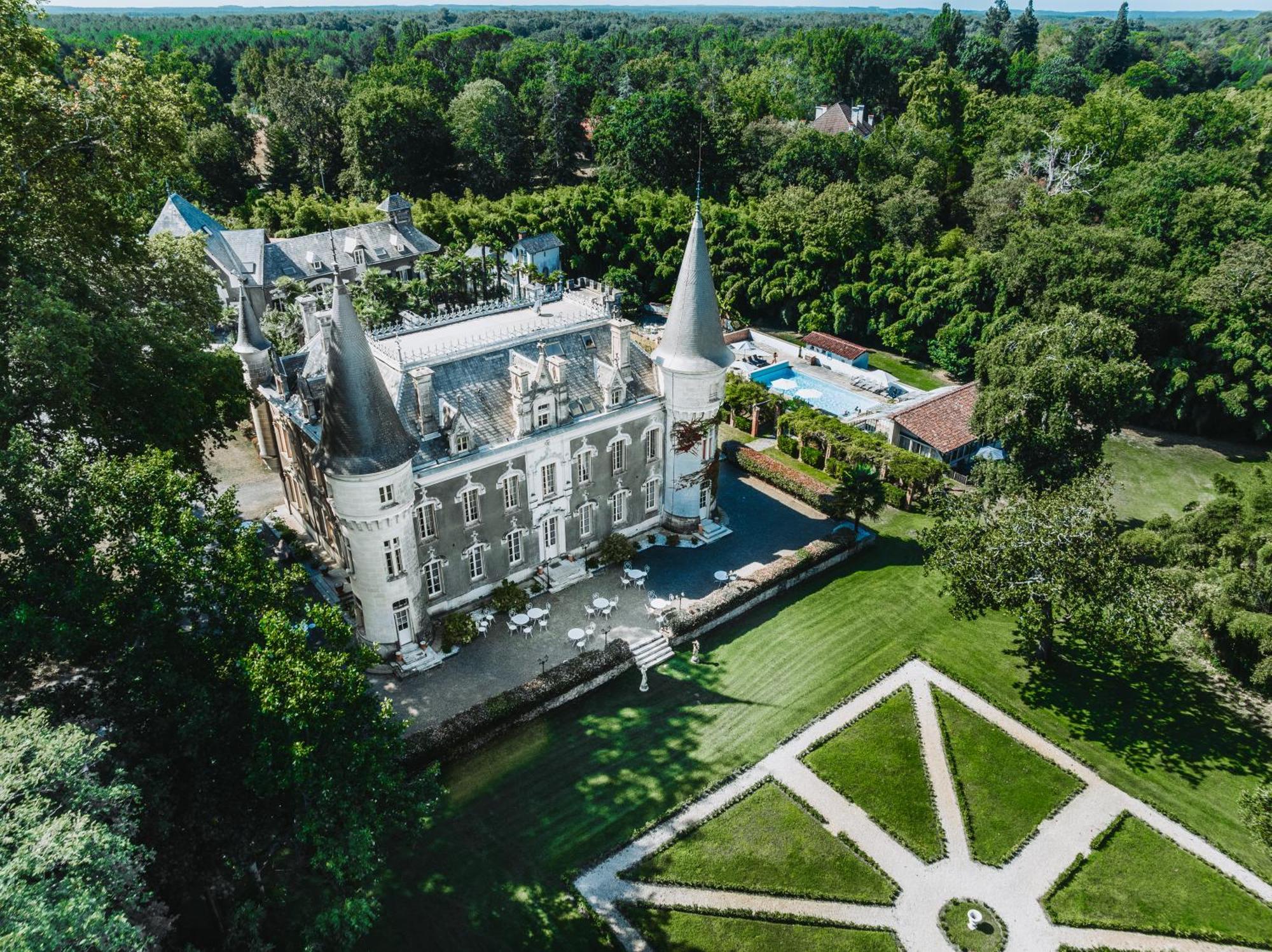 Chateau Belle Epoque - Chambres D'Hotes & Gites Linxe ภายนอก รูปภาพ
